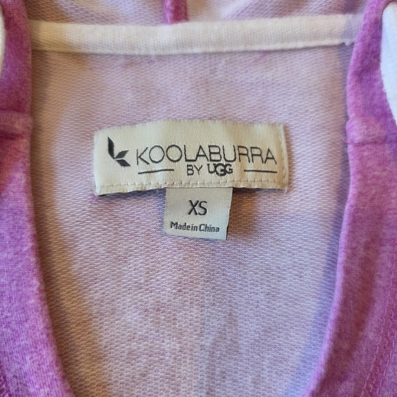 Koolaburra By Ugg Size XS French Terry Lightweight Pullover Hoodie Pink Soft - Picture 9 of 12